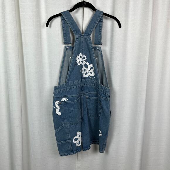 The Ragged Priest Flower Print Shortalls Sz.28 NWT - Picture 12 of 15